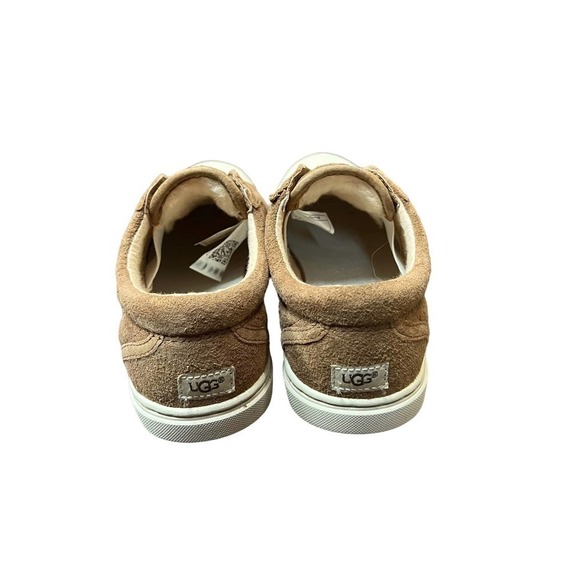 UGG Jemma Quilted Brown Suede Sneaker #1010650 Size 5.5 - Picture 4 of 8